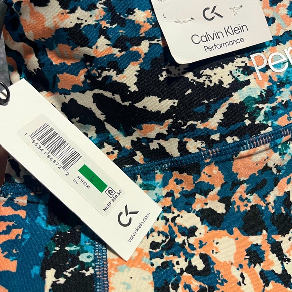 Calvin Klein Performance leggings, High Waist 7/8 tight, size L. New - Picture 6 of 7